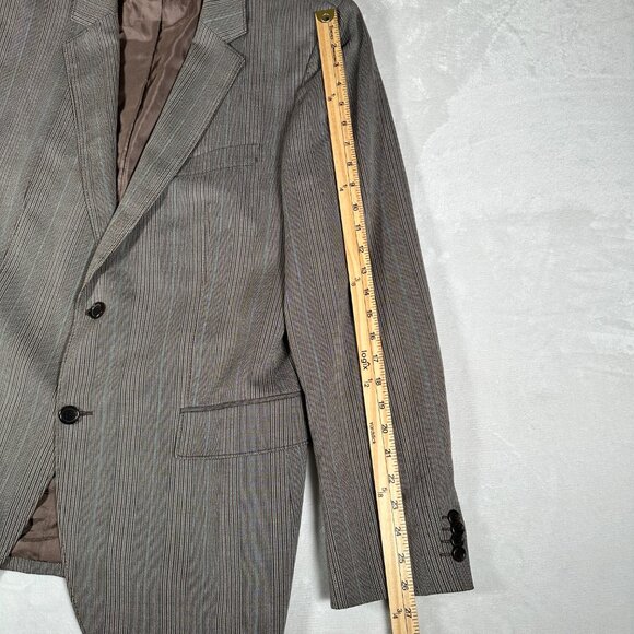 Hugo Boss Aamon Blazer Men Size 44R Two-Button Jacket Cotton Blend Made Slovenia - Picture 4 of 16